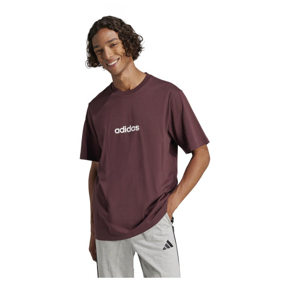 Adidas Ανδρική κοντομάνικη μπλούζα Essentials Single Jersey Linear Tee
